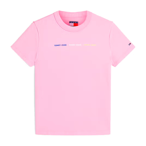 Tommy Hilfiger T-shirts hauts et polos Rose - T-SHIRT LAVAGE RPT - S - Ref 36 €